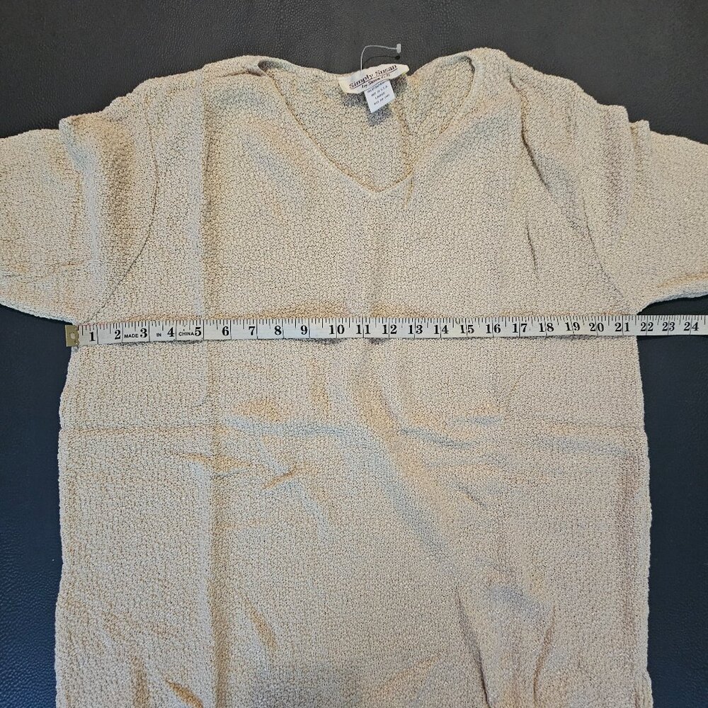 Vintage Simply Susan Beige Blouse